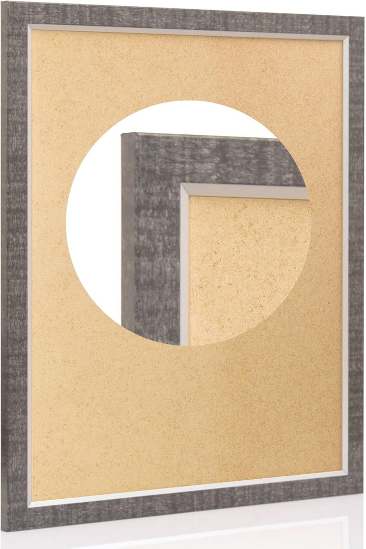 Stallmann Design Bilderrahmen my Frames 48x68 cm schwarz gewischt Rahmen fuer Dina 4 und 60 andere F