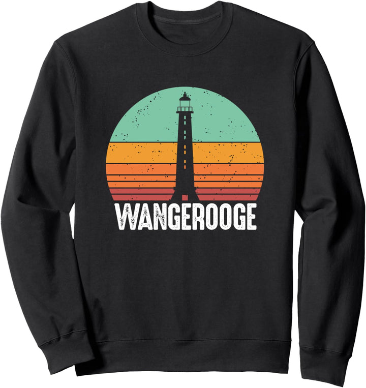 Wangerooge Insel Nordsee Vintage Retro Urlaub Geschenk Sweatshirt