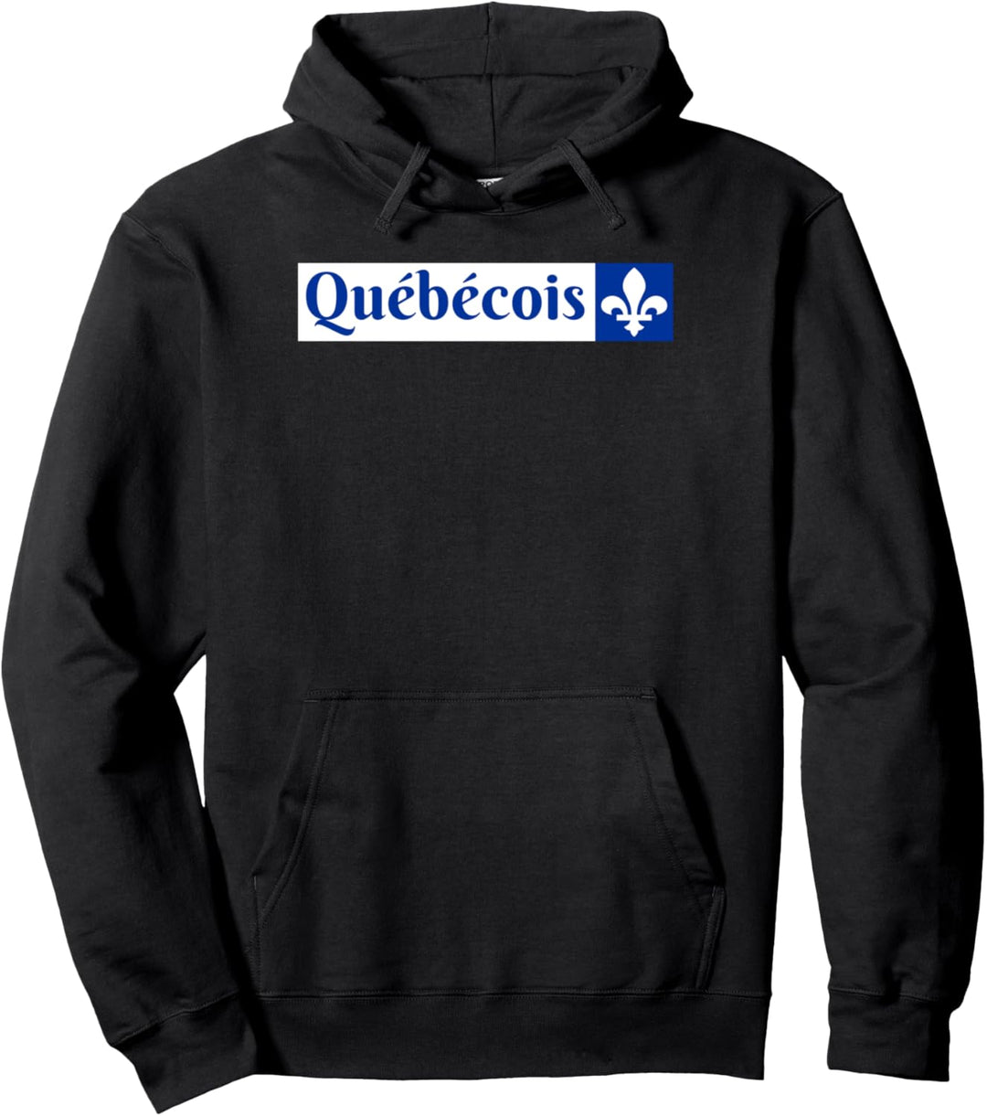 Quebecois Canadien, Quebecker Kanadier, Quebec Flagge Pullover Hoodie