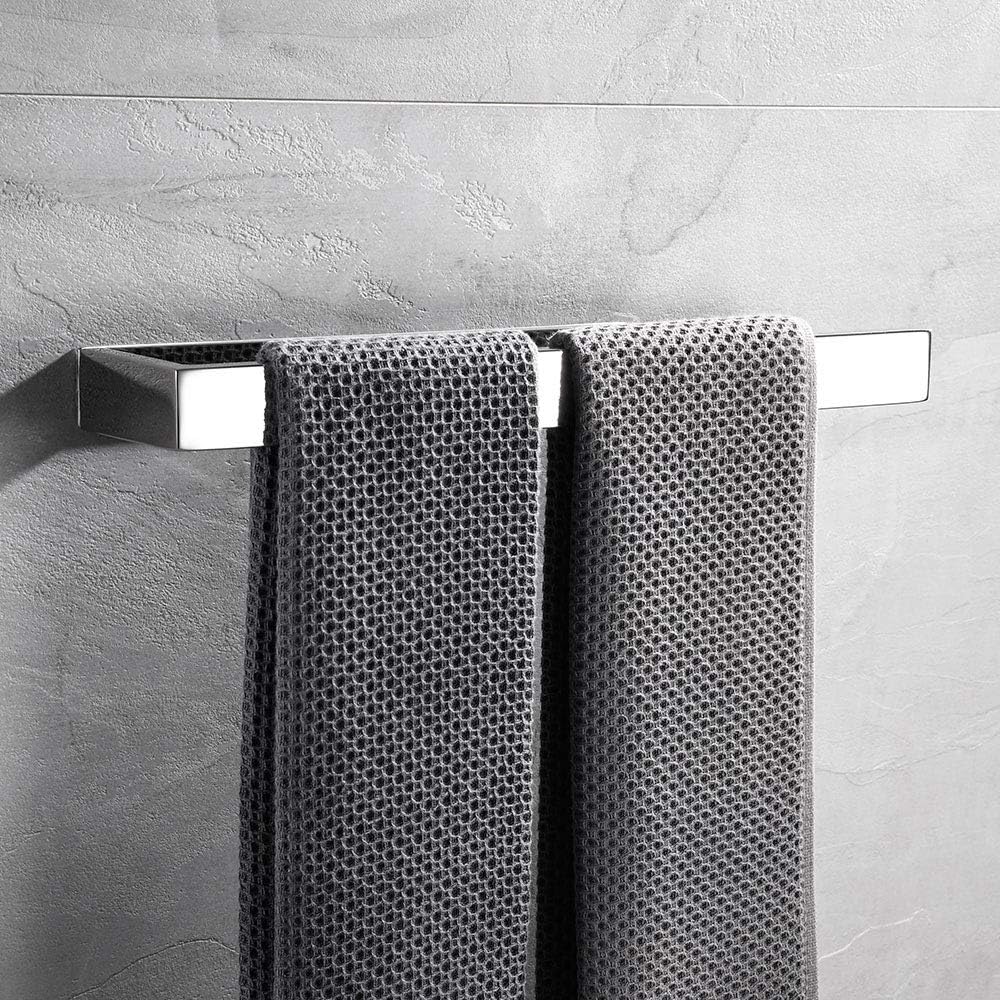 Handtuchhalter Ohne Bohren, Handtuchstange Bad 304 Edelstahl Chrom, Gästehandtuchhalter Selbstkleben