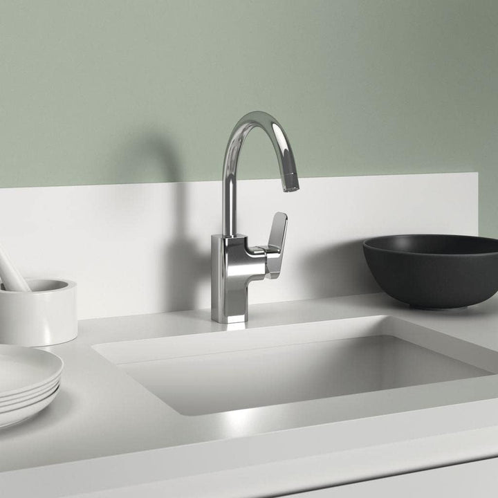 Ideal Standard BD335AA Ceraplan Küchenarmatur Niederdruck hoher Auslauf ohne Handbrause Niederdruck,