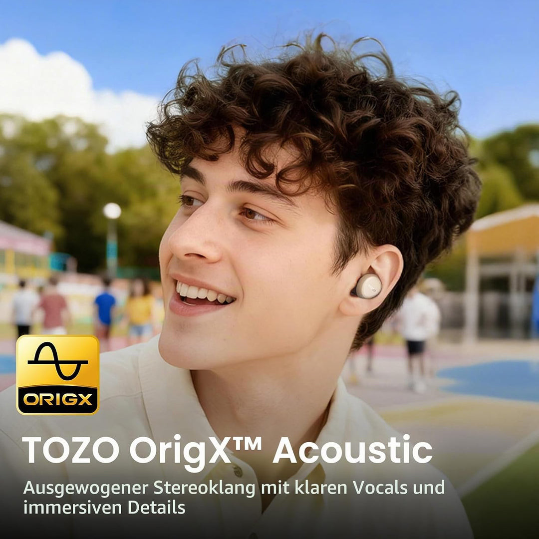 TOZO A1 Bluetooth Kopfhörer, Kopfhörer Kabellos Bluetooth 5.3 In Ear Kopfhörer mit APP Steuerung, 32