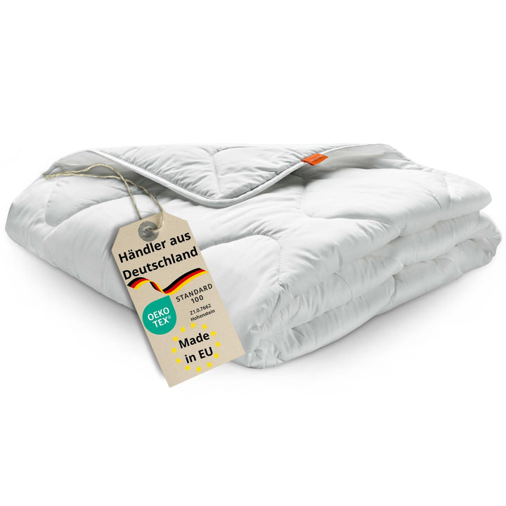 sleepling 196274 Basic 100 Ganzjahresbettdecke, medium Übergangsdecke, Made in EU,100, Wasch