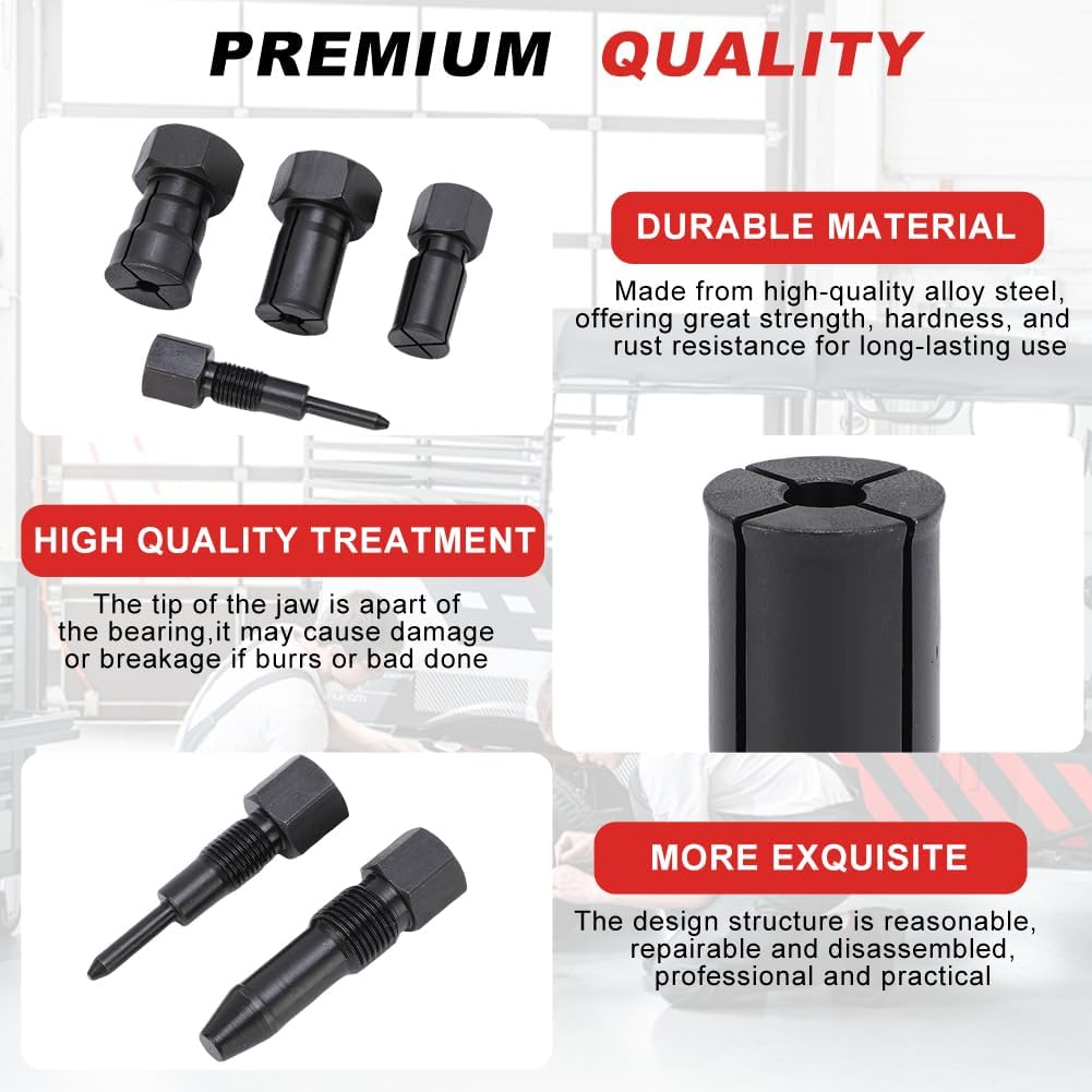 10pcs Motorrad Innenlager Abzieher Set, 8-25mm Innenlager Abzieher Set Innenabzieher Lager Radlager