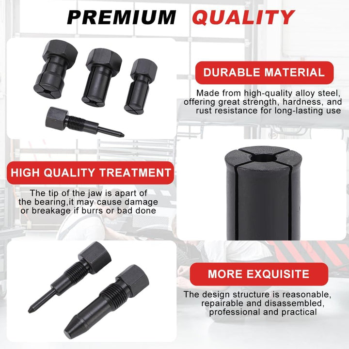 10pcs Motorrad Innenlager Abzieher Set, 8-25mm Innenlager Abzieher Set Innenabzieher Lager Radlager