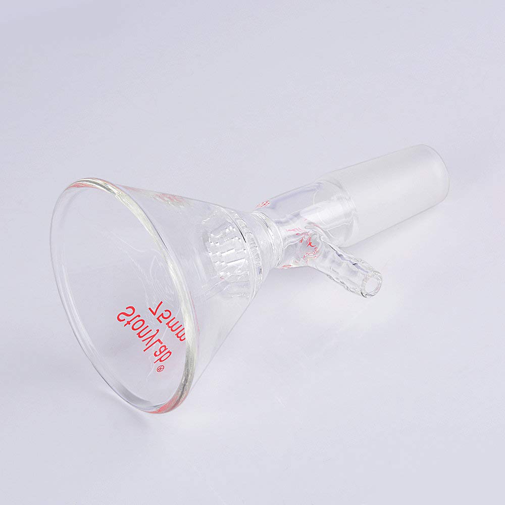 stonylab Glas Filter Trichter Borosilikatglas filter Trichter mit 75 mm Oberem Aussenmass, 24/40 Inn
