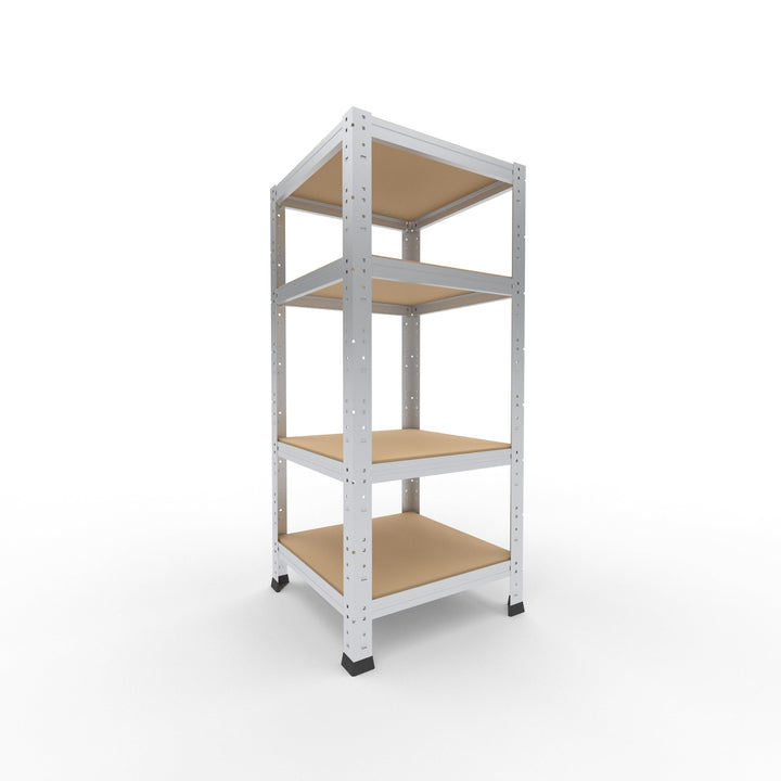 shelfplaza® 100x45x45cm Home Schwerlastregal verzinkt/Metallregal mit 4 Böden/Kellerregal Metall, Ga