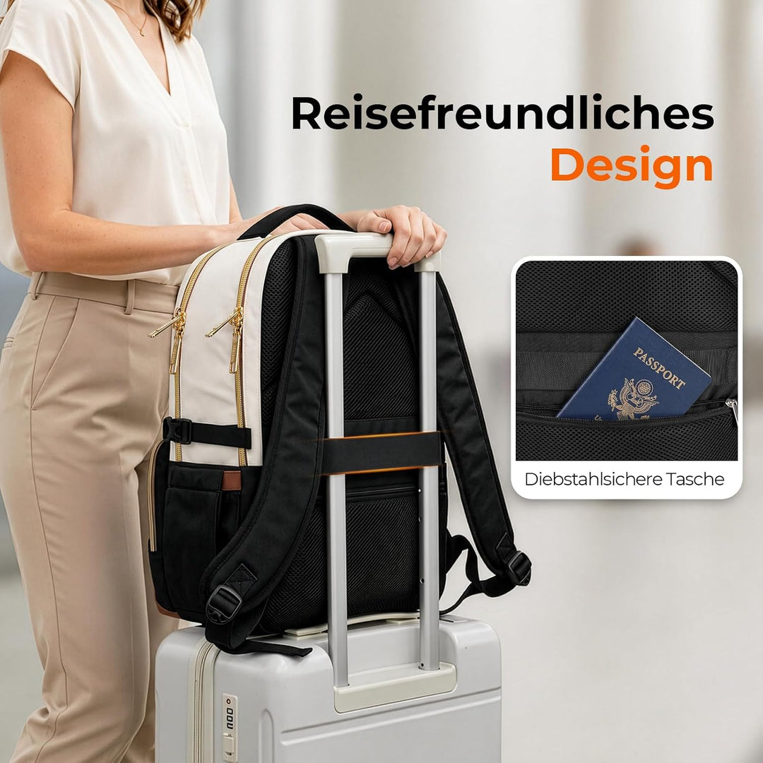 MATEIN HER Rucksack Damen Gross, Laptop Rucksack Damen, Tagesrucksäcke | Damen Rucksack mit Grossem
