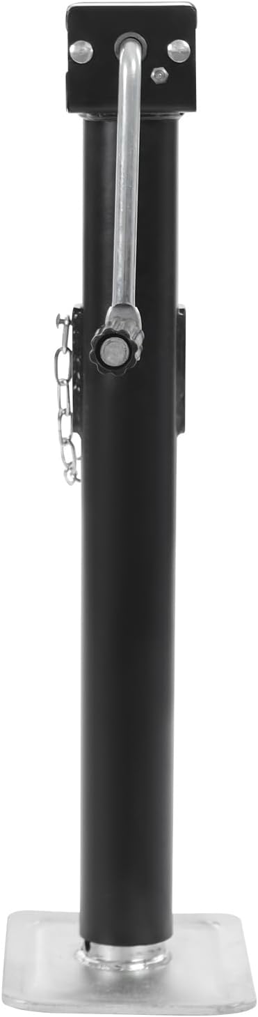 Anhängerstützen Höhenverstellbar, 380 mm Anhänger Stützen bis 5000lbs, Stützlast Ausdrehstütze Kurbe