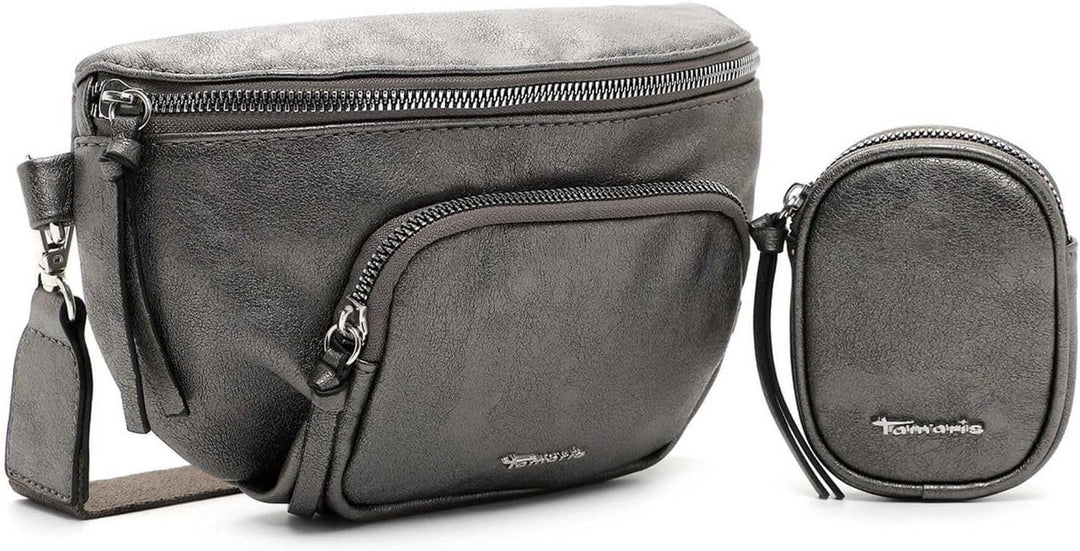 Tamaris Umhängetasche Mona 32750 Damen Handtaschen Uni Einheitsgrösse Darksilver, Einheitsgrösse Dar