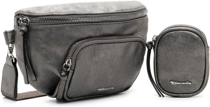 Tamaris Umhängetasche Mona 32750 Damen Handtaschen Uni Einheitsgrösse Darksilver, Einheitsgrösse Dar