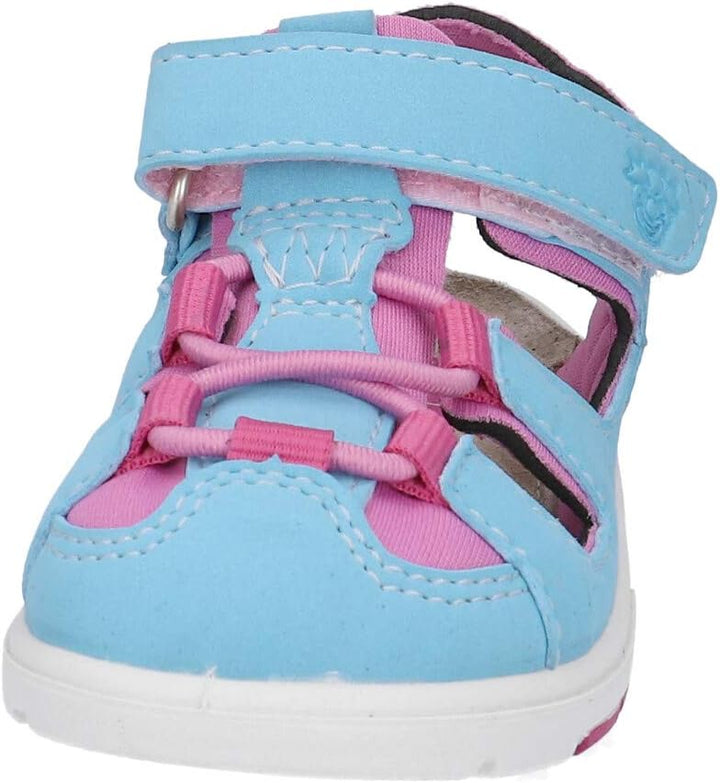 RICOSTA Kinder Sandalen Gery von Pepino, Weite: Mittel (WMS),waschbar 22 EU Rosa Türkis, 22 EU Rosa