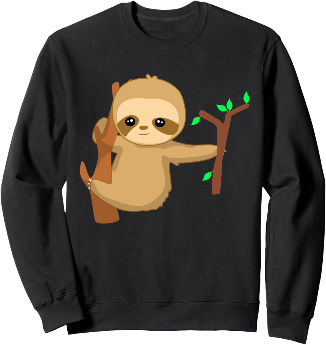 Faultier Design für faule und müde Menschen Sweatshirt