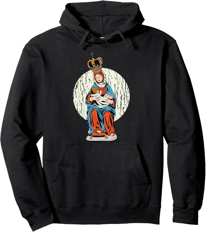 Maria Jesu Jesus Christus Religion Religiös Gott Geschenk Pullover Hoodie