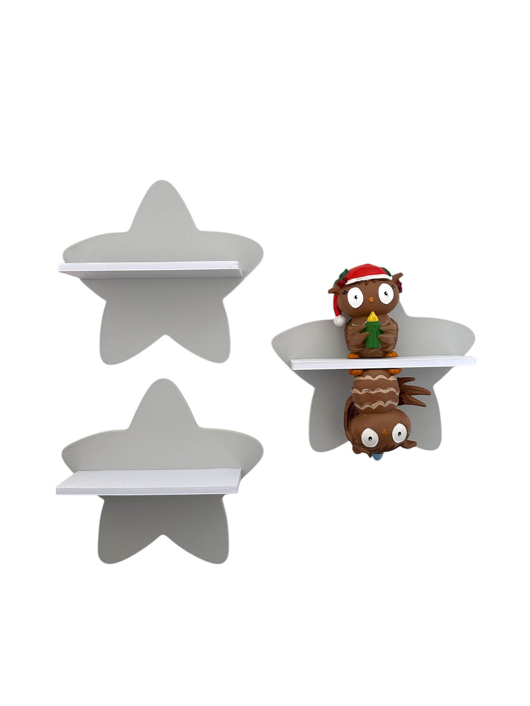 PsGreen Mini Stern-3er-Set kompatibel für Toniefiguren, Tonieregal Toniebox Tonie Erweiterung - Erwe