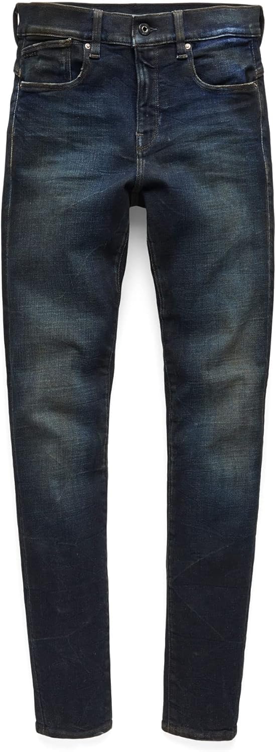 G-STAR Damen Lhana Skinny Jeans 27W / 32L Blau (Worn in Moss D19079-c051-c777), 27W / 32L Blau (Worn