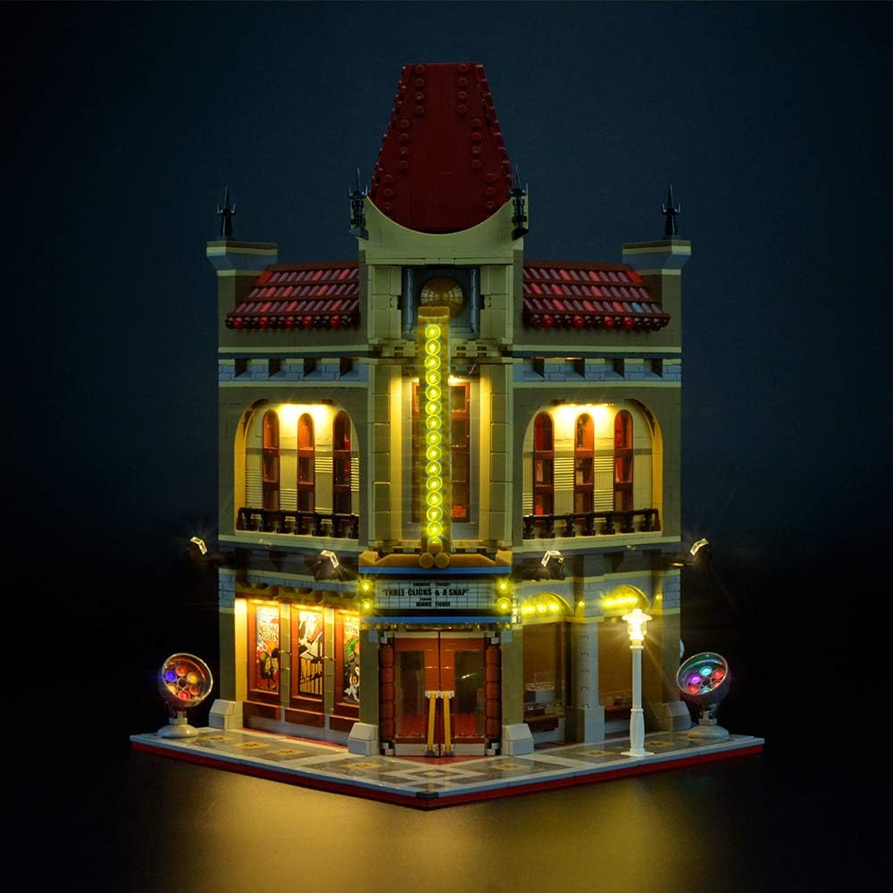 GEAMENT LED Licht-Set Kompatibel mit Lego Palace Cinema - Beleuchtungsset für Creator 10232 Baumodel