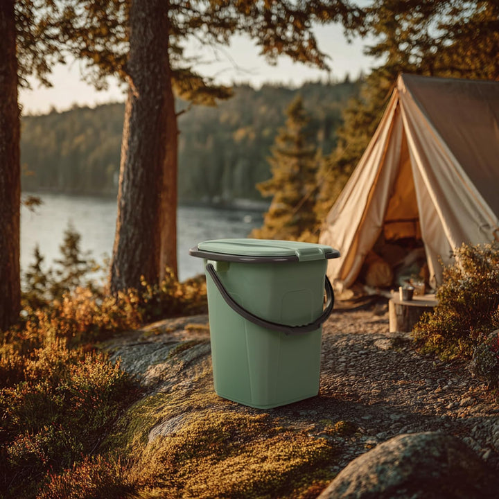 Green Blue GB320 Mobile Campingtoilette 19L | Tragbare Reisetoilette mit max. Tragkraft bis 130kg |
