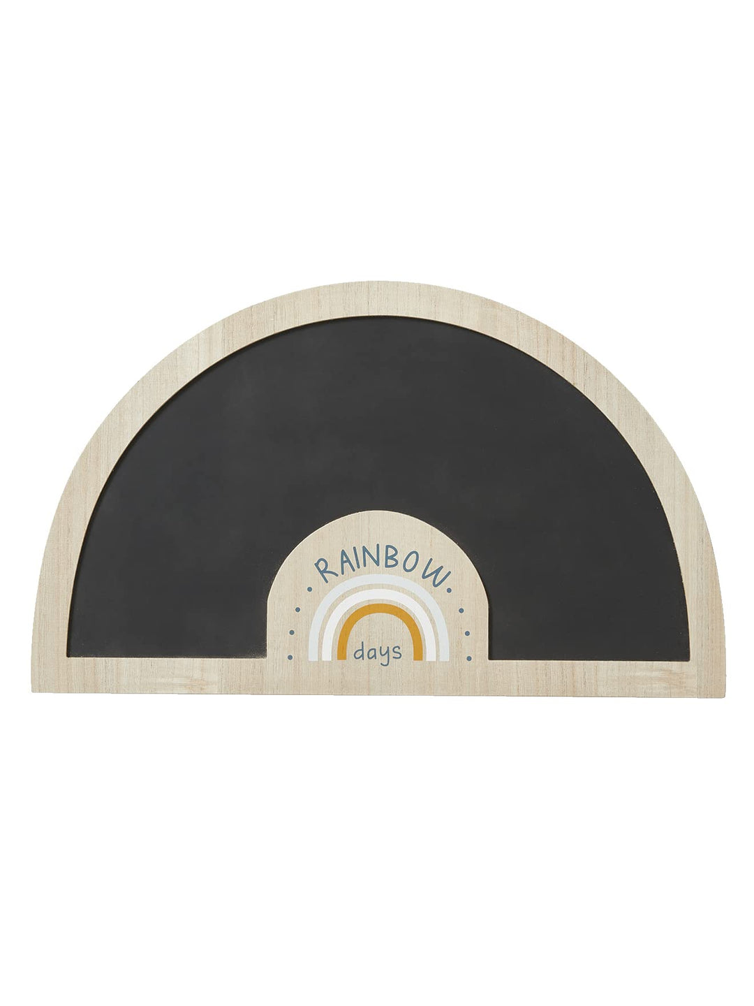 VERTBAUDET Kinderzimmer Wandtafel „Regenbogen“ natur/schwarz ONE SIZE Einheitsgrösse natur/schwarz,