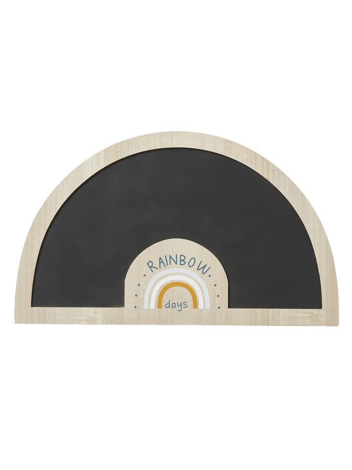 VERTBAUDET Kinderzimmer Wandtafel „Regenbogen“ natur/schwarz ONE SIZE Einheitsgrösse natur/schwarz,