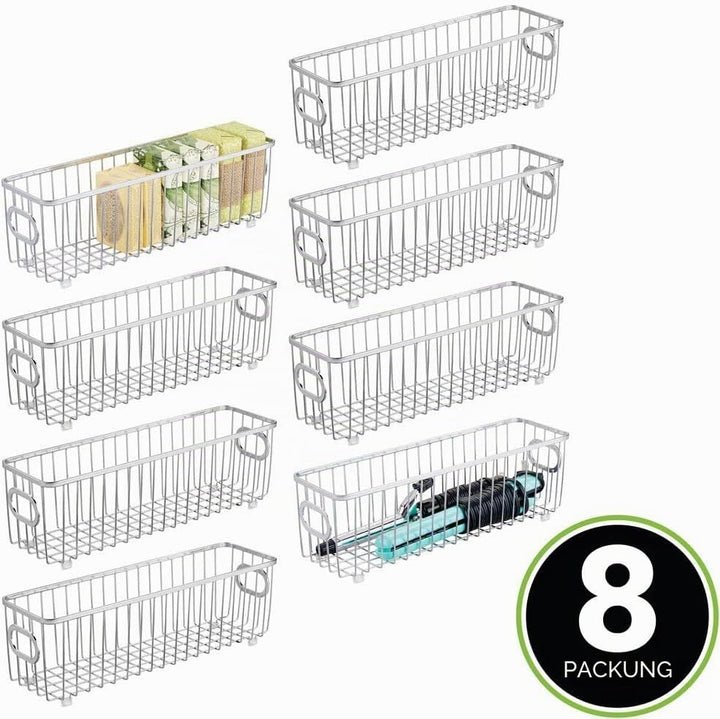 mDesign Bad Aufbewahrung – Badezimmer Organizer für die Aufbewahrung von Make-up und anderen Badarti