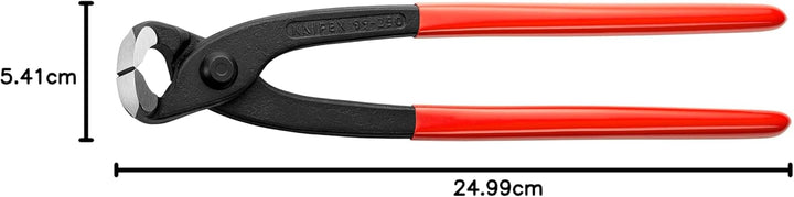 Knipex Monierzange (Rabitz- oder Flechterzange) schwarz atramentiert, mit Kunststoff überzogen 250 m