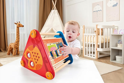 Hape E0434 - Tierische Action-Box, Motorikspielzeug