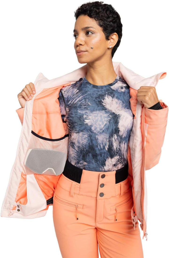Roxy Damen Free Jet Block Jk Windjacke (1er Pack) M PEACH PINK, M PEACH PINK