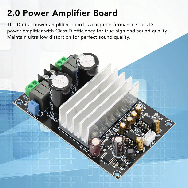 TPA3255 Digitale Verstärkerplatine, 300 W Klasse D Digitale Audio Verstärkerplatine, DC 24 V-48 V Ho