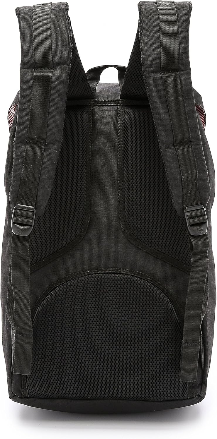 Little America Backpack Black/Black Rubber Backpack, Black/Black Rubber Backpack