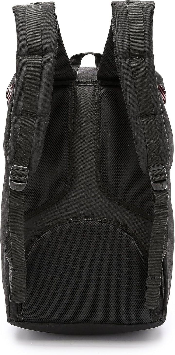 Little America Backpack Black/Black Rubber Backpack, Black/Black Rubber Backpack