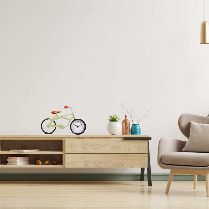 Retro Fahrrad Uhr aus Metall