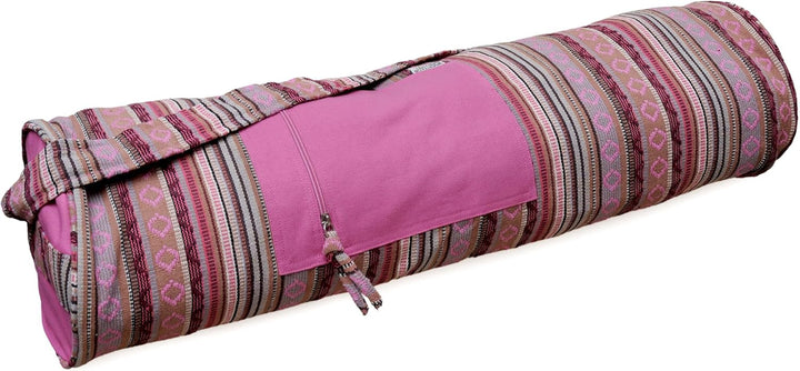 Yogatasche Yogibag® Basic - Zip - Organic Cotton - Art Collection - 75 Cm Inka/petrol