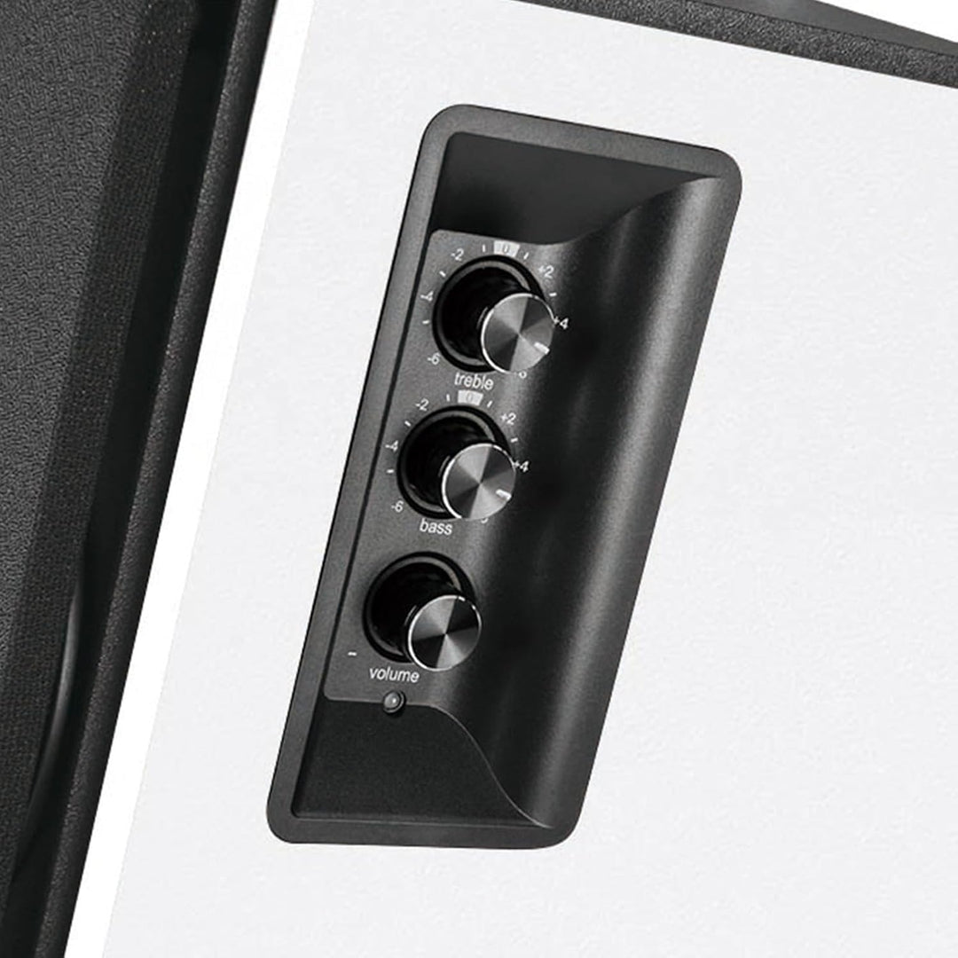 Aktivboxen Edifier Studio R1700BT 2.0 weiss/silber Bluetooth White/Silver (Single), White/Silver (Si