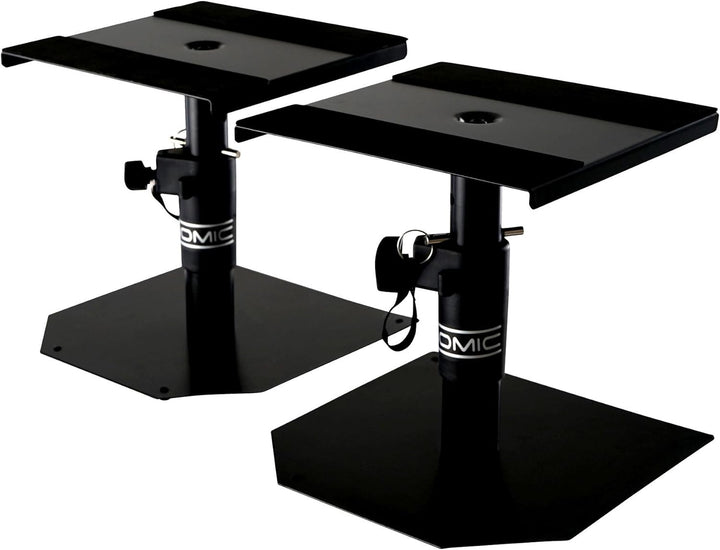 Pronomic SLS-15 Tischstative für Studio Monitore (2 stabile Boxenstative für Studiomonitore, niedrig