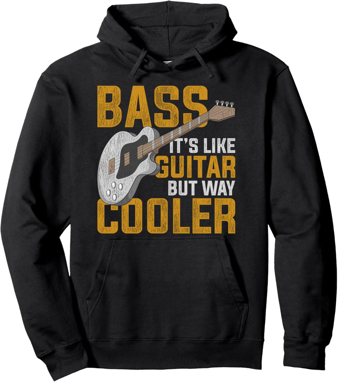 Bass Gitarrist Rock Musiker Geschenk Lustiges Bass Pullover Hoodie