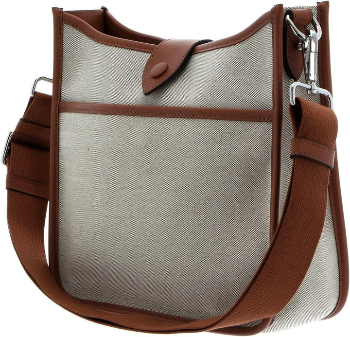 DECADENT Isabella Small Canvas Crossover Cognac