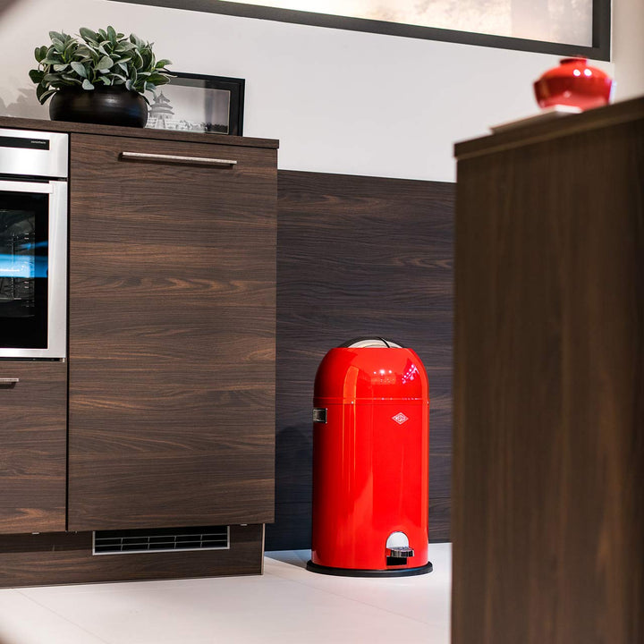 Wesco 184 631 Kickmaster Abfallsammler 33 Liter pink,37.5 x 37.5 x 69cm Rosa, Rosa