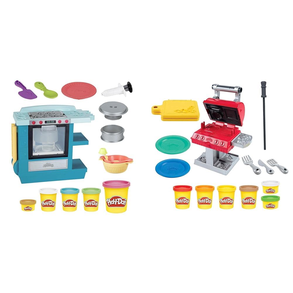 Play-Doh Kitchen Creations Backstube Spielset für Kinder ab 3 Jahren mit 5 Farben & Kitchen Creation