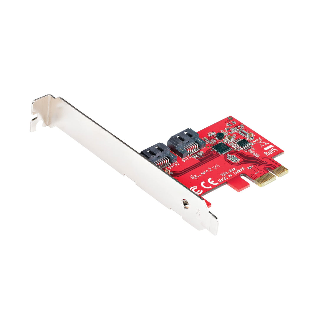 StarTech.com PCIe SATA Controller Karte - 2 Port SATA 3 Erweiterungskarte/Kontroller - 6Gbit/s - Vol