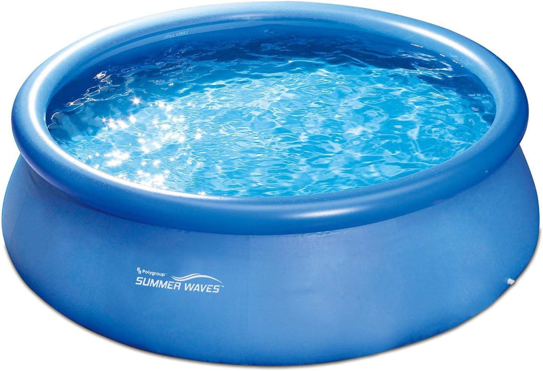 Summer Waves Fast Set Quick Up Pool 366x91cm Swimming Pool Familien Schwimmbad mit Filterpumpe