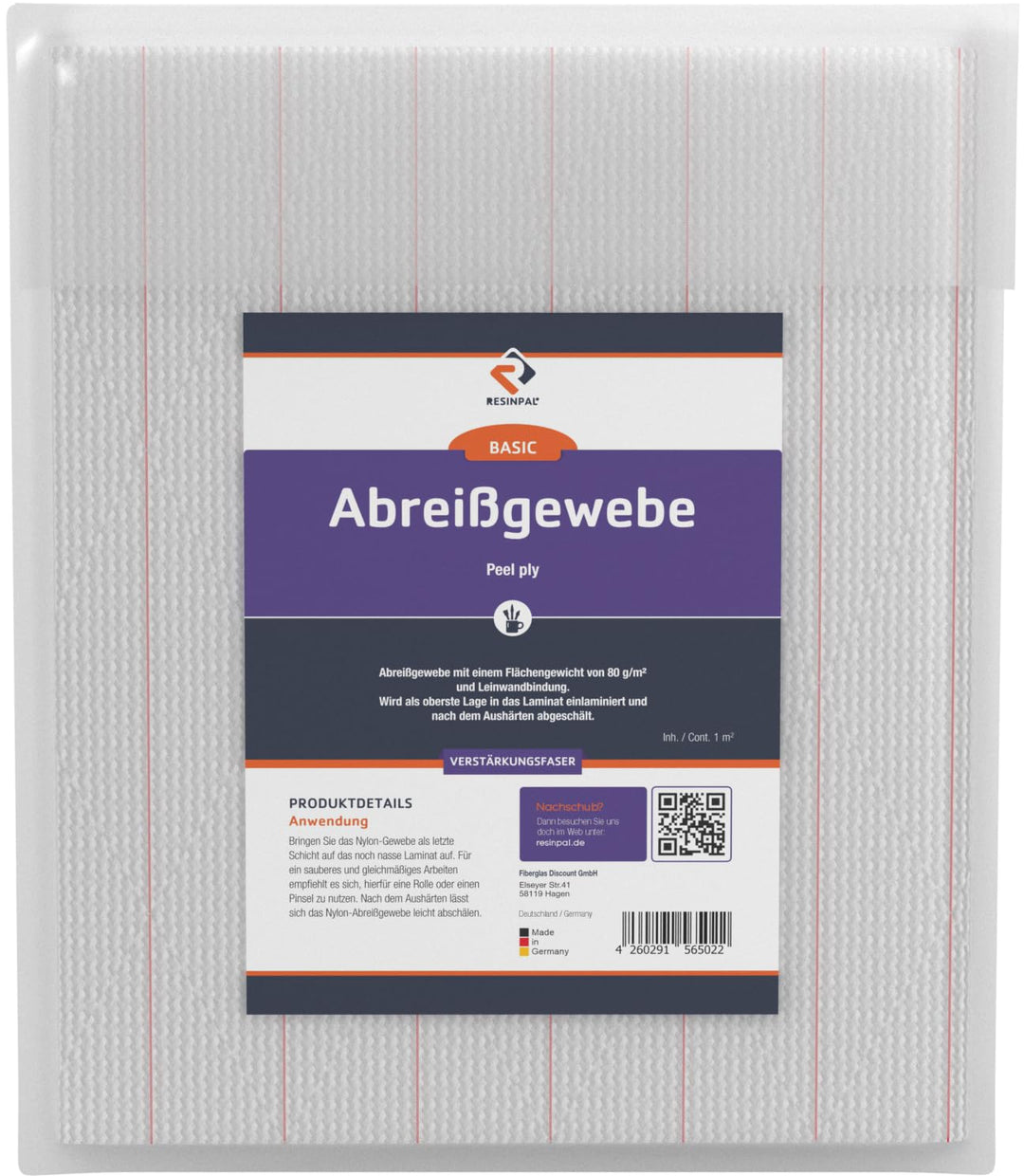 10 m² Abreissgewebe
