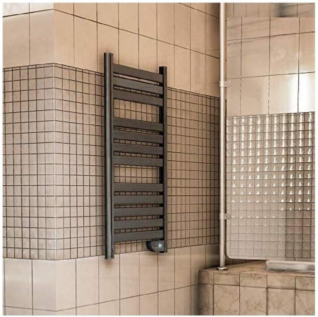 Cecotec Elektrischer Badheizkörper ReadyWarm 9050 Twin Towel Steel. 500 W, 2 Modi Heizung, Aluminium