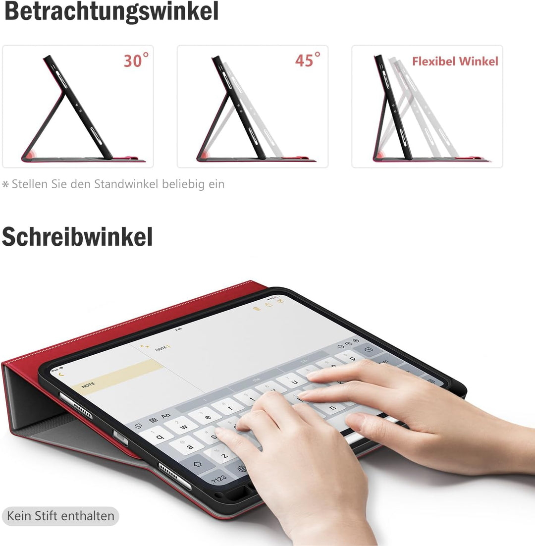 Antbox Hülle für iPad Pro 11 2022 (4. Generation)/2021(3. Gen)/2020(2. Gen)/2018 mit stifthalter App