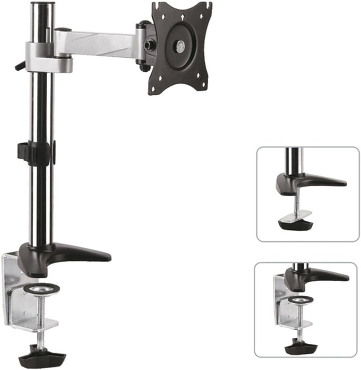 Maclean MC-717 Tischhalterung TV Monitor Halterung Halter Ständer Monitorarm 13"-27" 8 kg VESA 75x75