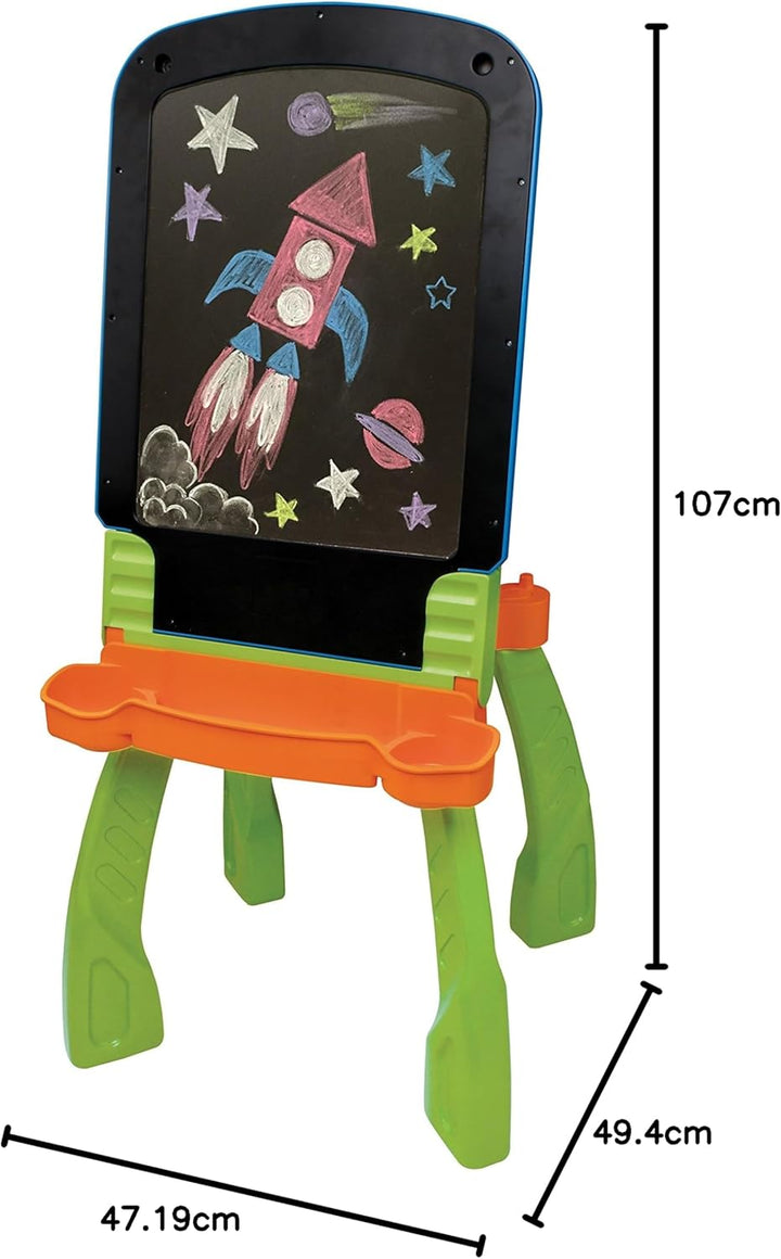 VTech 193505 Magi 3-in-1 interaktive Staffelei, gemischt, grün, grün