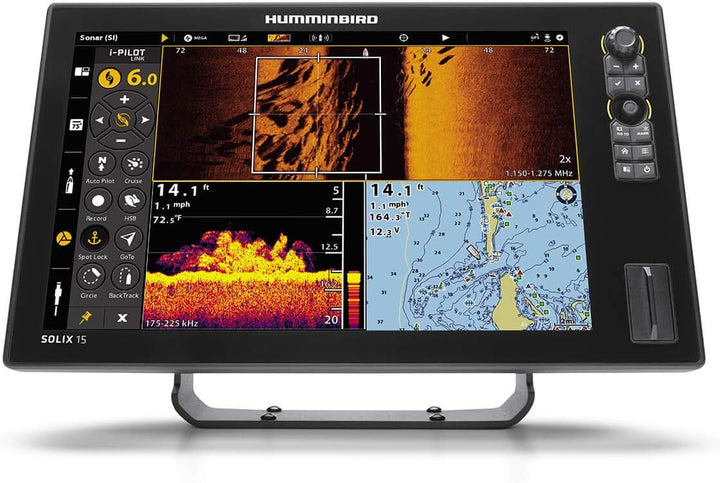 HUMMINBIRD Unisex-Adult NS-770 SOLIX 15 Chirp MEGA SI+ G3, Black, Standard