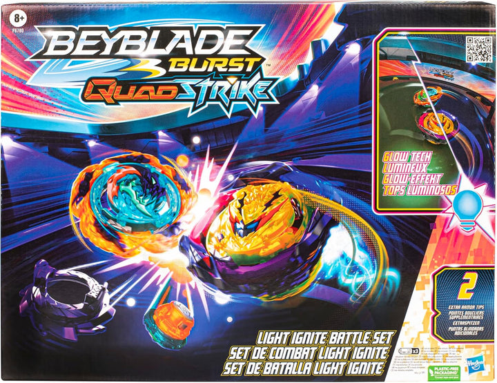 Beyblade Burst QuadStrike Light Ignite Beyblade Stadium Battle Set