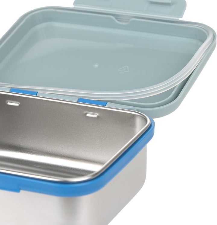 LÄSSIG Kinder Brotdose Edelstahl Lunchbox Frühstücksbox Nachhaltig Kindergarten Schule/Lunchbox Stai