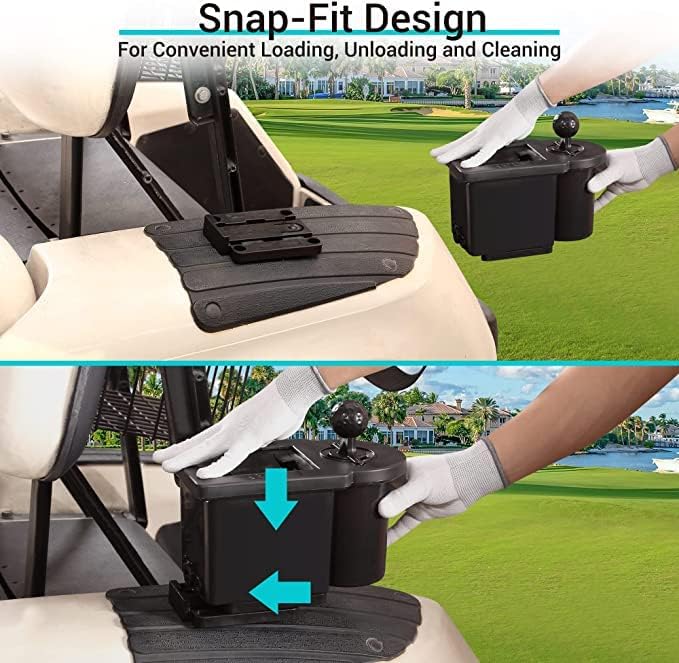 10L0L Golfball Washer, Golfschläger und Ball Reiniger für EZGO Club Car